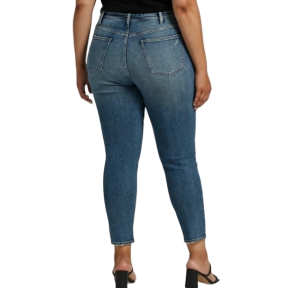 Silver Jean Co. Mom Jeans High Rise Tapered size 32 NWT - Picture 1 of 17